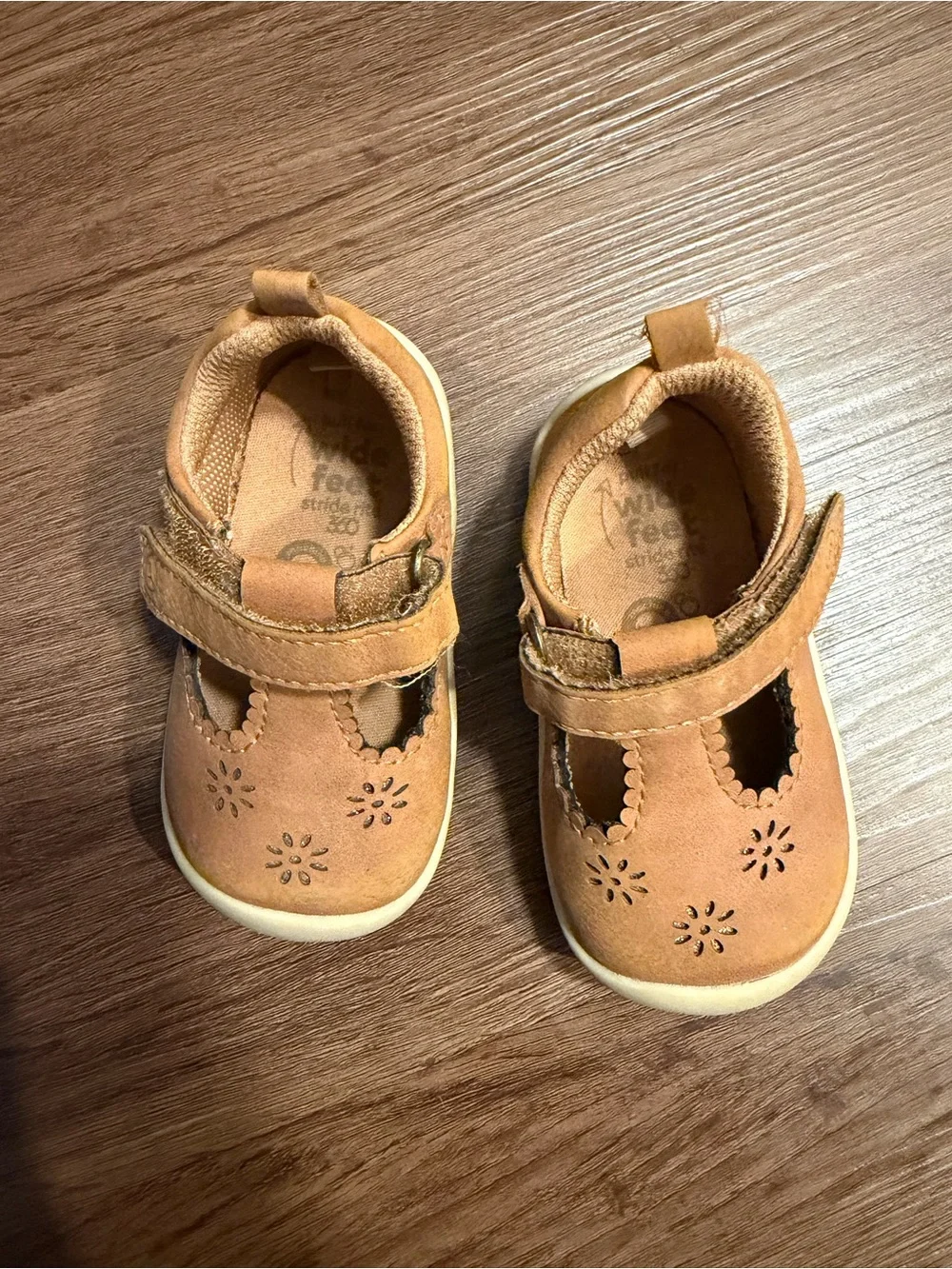 Toddler size 4 Tan Mary Jane Shoes